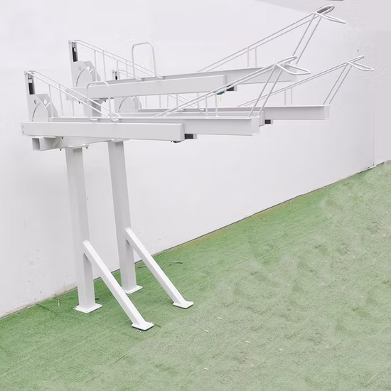 Galvanized Steel Gas Assisted 2 Tier Cycle Stacking Bicycle Racks